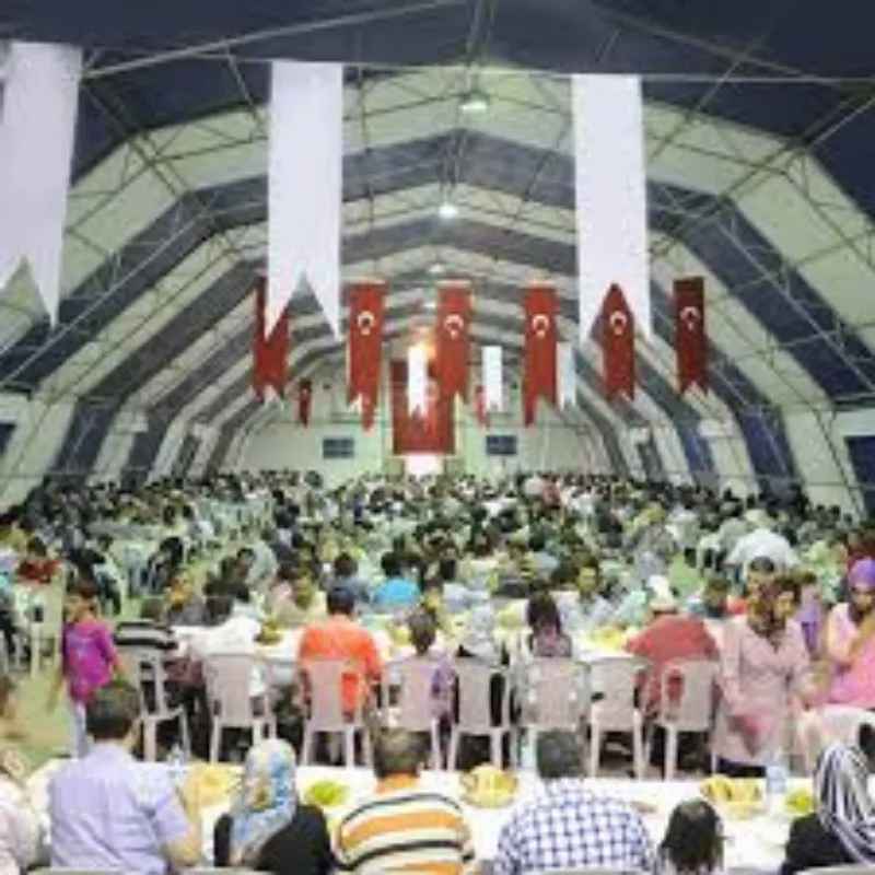 Hilal Motifli Işıklı Sahne Dekoru